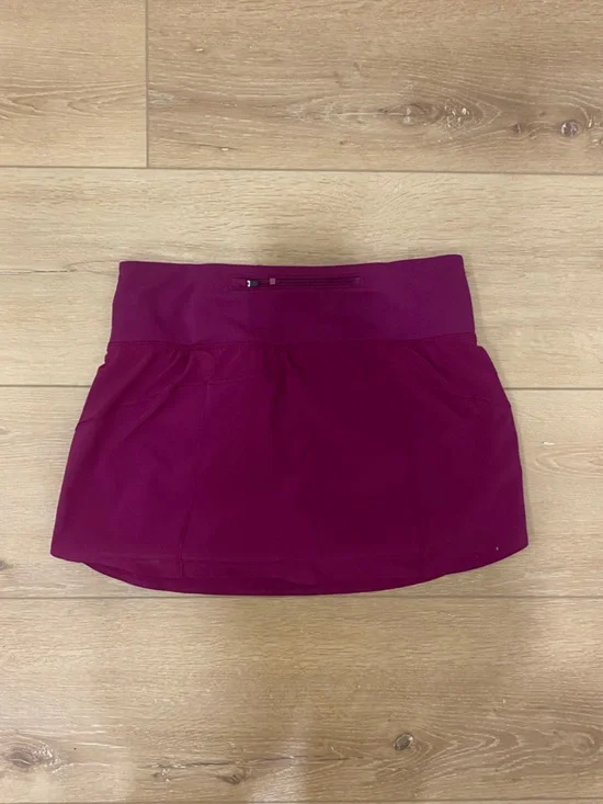 Athleta Deep Pink Performance Skort with Inner Shorts - Picture 3 of 5